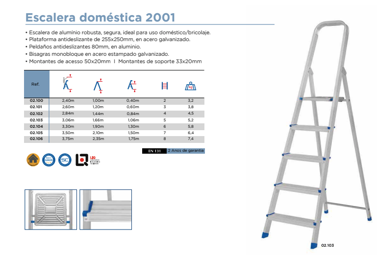 Escalera domestica 2001