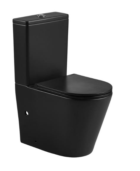 INODORO BTW COMPACTO NEGRO AQUORE TURIN PACK INODORO BTW COMPACTO NEGRO AQUORE TURIN PACK - Imagen 1