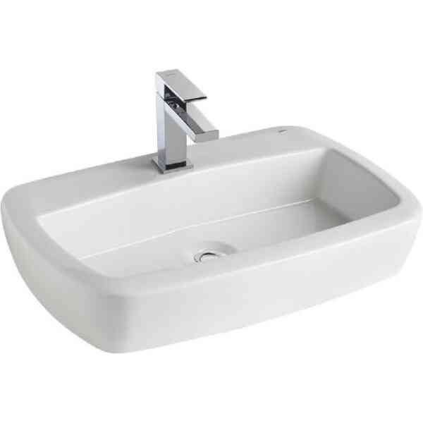 LAVABO SOBRE ENCIMERA 60x40 BLANCO GALA EOS