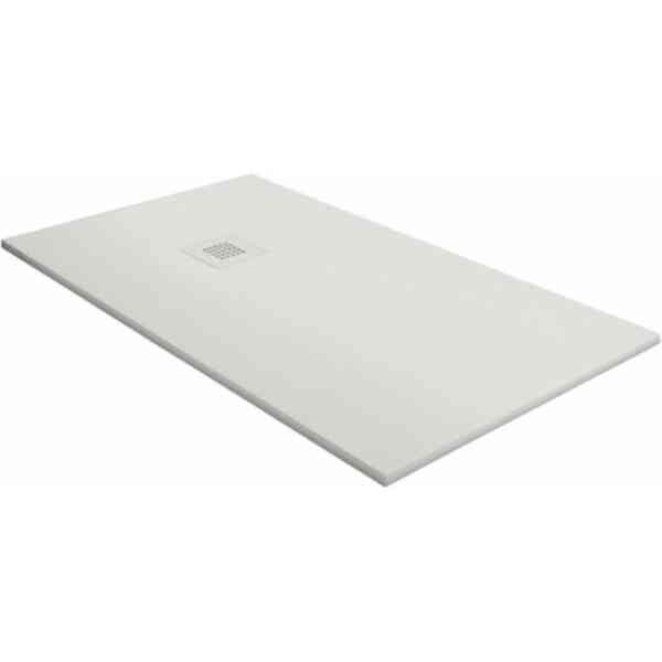 PLATO DUCHA STONE/MICA BLANCO VÁLVULA Y REJILLA INCLUIDOS GARY