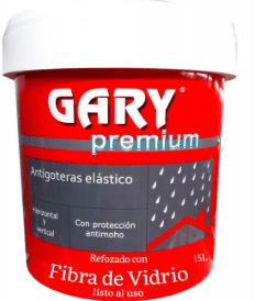 PINTURA ANTIGOTERAS FIBRA-VIDRO ROJO 15L GARY PINTURA ANTIGOTERAS FIBRA-VIDRO ROJO 15L GARY - Imagen 1