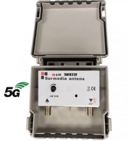 AMPLIFICADOR LTE 5G 1 E UHF 30db