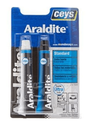 ARALDITE ADHESIVO BICOMPONENTE STANDARD 15+15ml (blister) CEYS ARALDITE ADHESIVO BICOMPONENTE STANDARD 15+15ml (blister) CEYS - Imagen 1