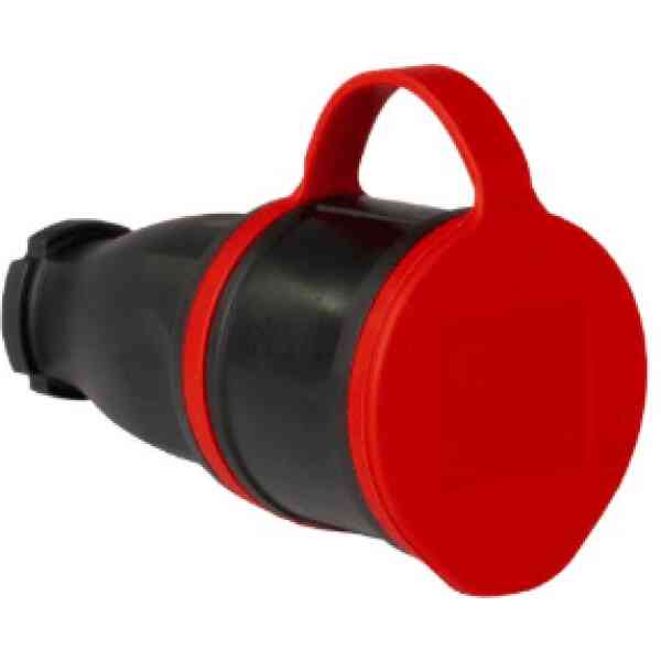 BASE GOMA C/TAPA 16A 2P+T IP 44 APARELEC