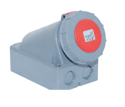 BASE MURAL 63A 3P+T__ 380-415V IP67 APARELEC