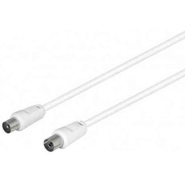 CONEXION TV M/H RECTOS 1,5M BLANCA BLISTER 23-0600 EDC