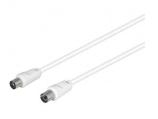 CONEXION TV M/H RECTOS 1,5M BLANCA BLISTER 23-0600 EDC