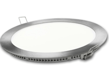 DOWNLIGHT LED REDONDO PLATA 18w.FRIA ALFA DYSER