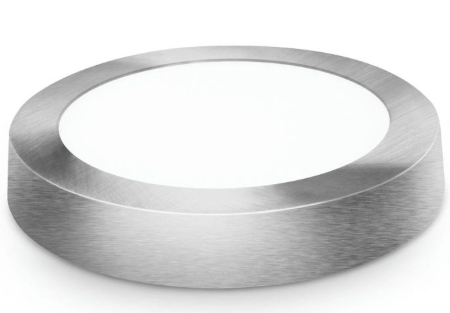 DOWNLIGHT LED SUPERF.REDON.PLATA 12w.FRIA ALFA DYSER DOWNLIGHT LED SUPERF.REDON.PLATA 12w.FRIA ALFA DYSER - Imagen 1