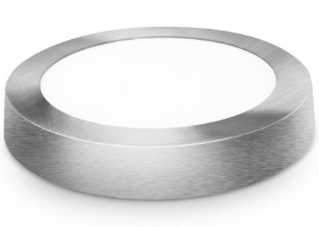 DOWNLIGHT LED SUPERF.REDON.PLATA 6w.CALIDA ALFA DYSER