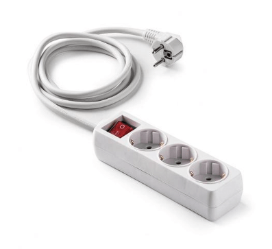 ELECTRICIDAD BASE MULTIPLE ECOLOGICA 3 TOMA INTERRUPTOR TTL 16A 250V 1,5m FAMATEL ELECTRICIDAD BASE MULTIPLE ECOLOGICA 3 TOMA INTERRUPTOR TT/L 16A 250V 1,5m FAMATEL - Imagen 1