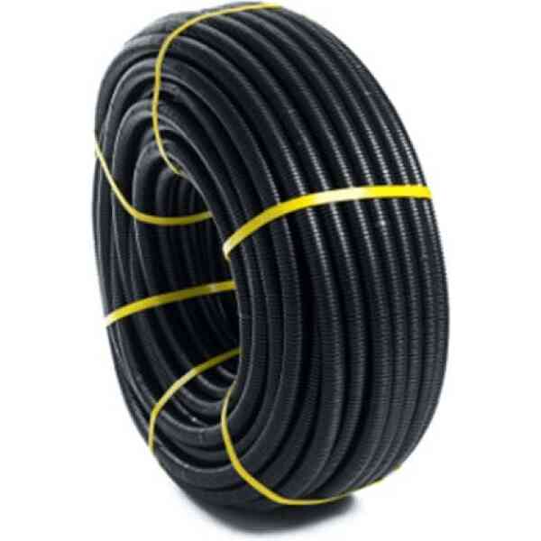 ELECTRICIDAD ROLLO TUBO CORRUGADO DIAMETRO N:20 NEGRO (ROLLO100MTRS) TUPERSA