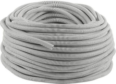 ELECTRICIDAD ROLLO TUBO-LH CORRUGADO GRIS ELECTRICIDAD ROLLO TUBO-LH CORRUGADO DIAMETRO 20 GRIS (ROLLO100mts) - Imagen 1