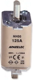 FUSIBLE NH-0 125A gL-gG APARELEC FUSIBLE NH-1 250A gL-gG APARELEC - Imagen 1