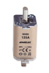 FUSIBLE NH-00 125A gL-gG APARELEC