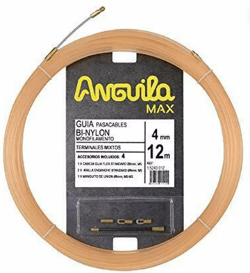 PASACABLES ANGUILA MAX PURE 4MM NYLON SALMON 12M ANGUILA PASACABLES ANGUILA MAX PURE 4MM NYLON SALMON 12M ANGUILA - Imagen 1
