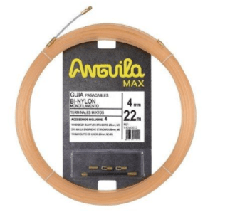 PASACABLES ANGUILA MAX PURE 4MM NYLON SALMON 22M ANGUILA