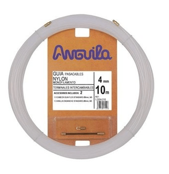 PASACABLES INTERCAMBIABLE NYLON 4MM 10M NATURAL ANGUILA PASACABLES INTERCAMBIABLE NYLON 4MM 10M NATURAL ANGUILA - Imagen 1