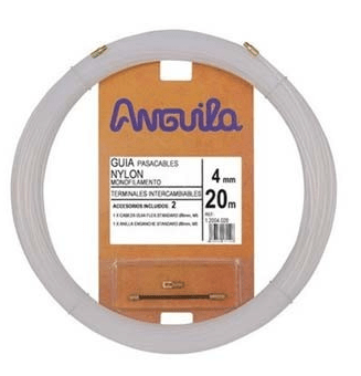 PASACABLES INTERCAMBIABLE NYLON 4MM 20M NATURAL ANGUILA PASACABLES INTERCAMBIABLE NYLON 4MM 20M NATURAL ANGUILA - Imagen 1