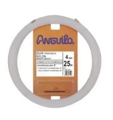PASACABLES INTERCAMBIABLE NYLON 4MM 25M NATURAL ANGUILA PASACABLES INTERCAMBIABLE NYLON 4MM 25M NATURAL ANGUILA - Imagen 1