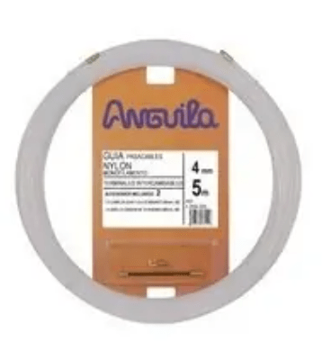 PASACABLES INTERCAMBIABLE NYLON 4MM 5M NATURAL ANGUILA PASACABLES INTERCAMBIABLE NYLON 4MM 5M NATURAL ANGUILA - Imagen 1