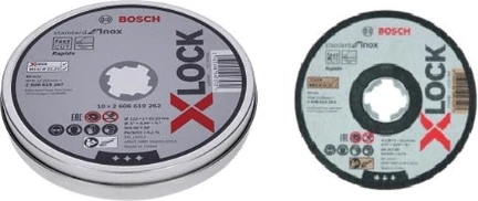 X-LOCK STANDARD INOX 115x1mm LATA BOSCH X-LOCK STANDARD INOX 115x1mm: LATA BOSCH 10 DISCOS - Imagen 1