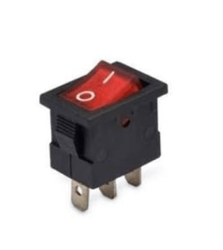 BOLSA 5U INTERRUPTOR SPST ON/OFF CON LUZ 6A-10(4)A GSC