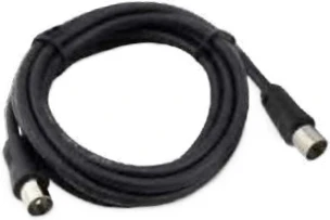CABLE COAXIAL 3C2V MACHO A HEMBRA NEGRO GSC1 CABLE COAXIAL 3C2V MACHO A HEMBRA NEGRO / 2.5M GSC - Imagen 1