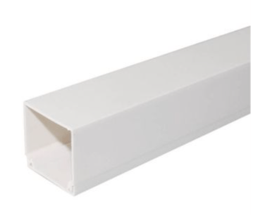 CANALETA ELECTRICA BLANCA A TORNILLO 2M 40X40MM GSC
