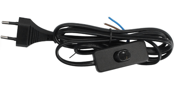 CONEXION CABLE PLANO + INT. (2X0.75MM) 1,5M NEGRO GSC CONEXION CABLE PLANO + INT. (2X0.75MM) 1,5M NEGRO GSC - Imagen 1