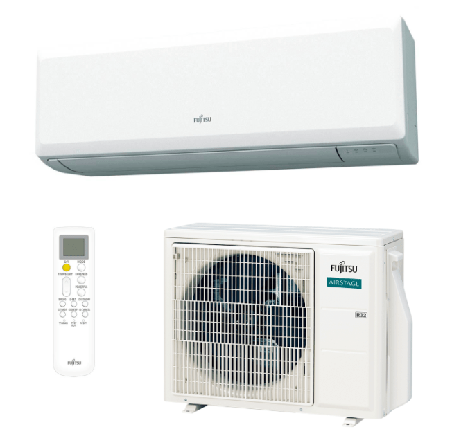 CONJUNTO ASYG09KPCE+AOYG09KPCA 1X1 ASY25-KP SPLIT PARED INVERTER FUJITSU