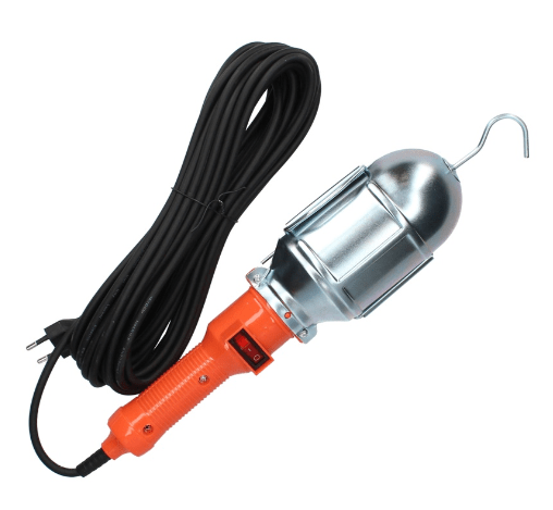 LAMPARA PORTATIL INDUSTRIAL 60W 230V (2X0.75MM)5M GSC LAMPARA PORTATIL INDUSTRIAL 60W 230V (2X0.75MM)5M GSC - Imagen 1