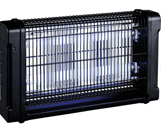 MATA INSECTOS ELECTRICO 2X10W 80 M2 NEGRO GSC