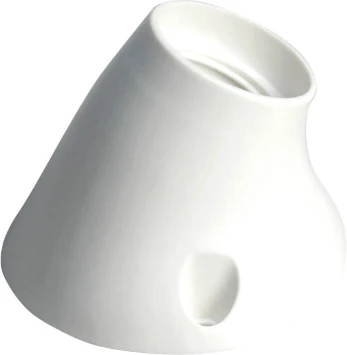 PORTALAMPARAS SUPERFICIE CURVO E27 BLANCO GSC PORTALAMPARAS SUPERFICIE CURVO E27 BLANCO GSC - Imagen 1