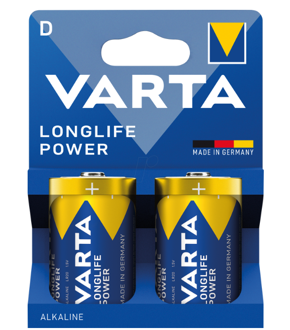 PILA ALCALINA VARTA ENERGY D-LR20