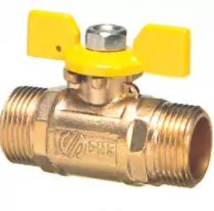 VALVULA GAS MARIPOSA M-M 1/2