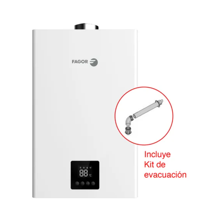 CALENTADOR ESTANCO 12L FEE-12 NOX GAS NATURAL N FAGOR