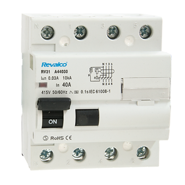 DIFERENCIAL 4 POLOS 40A 30mA AC 10kA REVALCO