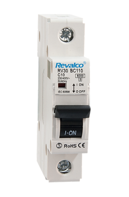 MAGNETOTERMICO 1 POLO 20A C 6kA REVALCO