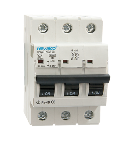 MAGNETOTERMICO 3 POLOS 32A C 6kA REVALCO