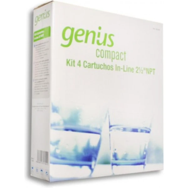 KIT CARTUCHOS REEMPLAZO GENIUS COMPACTA  (4u) CABEL