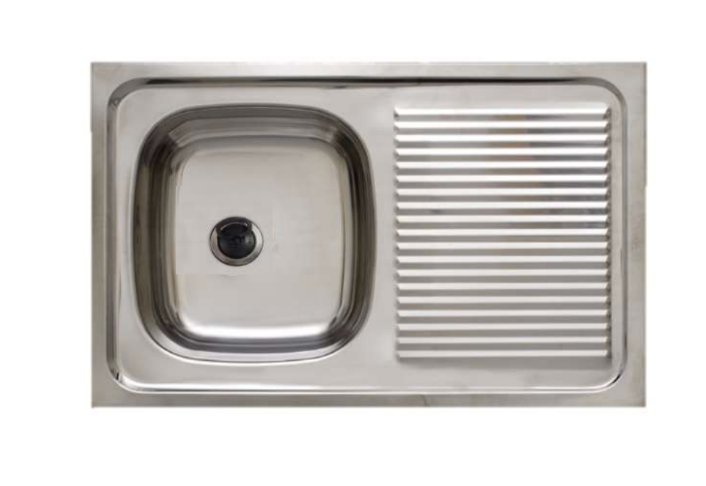 BC0001473 FREGADERO SOBREPONER 900X500 1S+1E SIN AGUJERO / CON VÁLVULA BANKA - Imagen 1