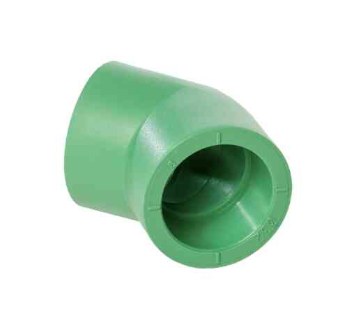 PPR CODO 45º VERDE 63 HELIROMA PPR CODO 45º VERDE 63 HELIROMA - Imagen 1