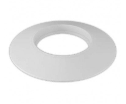 ROSETON GOMA BLANCO PARA EXT/INT. D. 125MM DISMOL