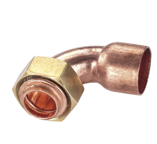 COBRE RACOR LOCO CURVO FIG.2AGCU HECAPO COBRE RACOR LOCO CURVO FIG.2AGCU 18x3/4 HECAPO - Imagen 1