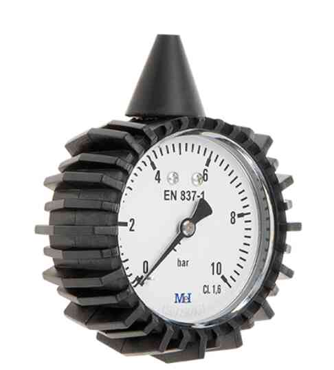 MANOMETRO TEST MANUAL CON PROTECCION 0-10 D.63 HECAPO