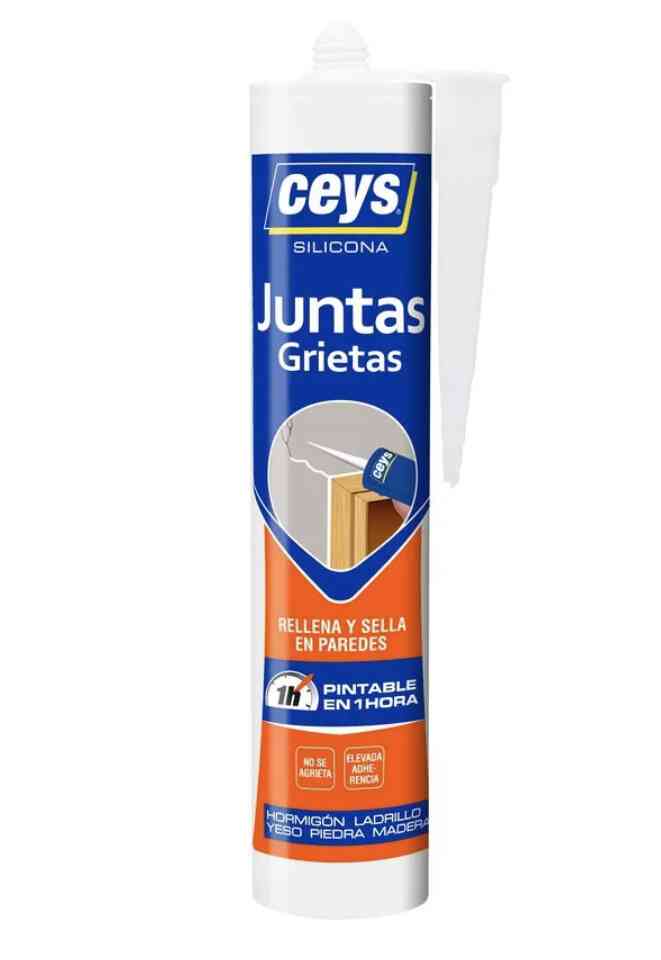 SELLATODO MASILLA ACRILICA BLANCO 280ml (cartucho) CEYS SELLATODO MASILLA ACRILICA BLANCO 280ml (cartucho) CEYS - Imagen 1