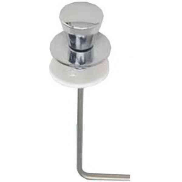 TIRADOR VERTICAL LATON CROMO DOMO Y DUAL 83mm FOMINAYA