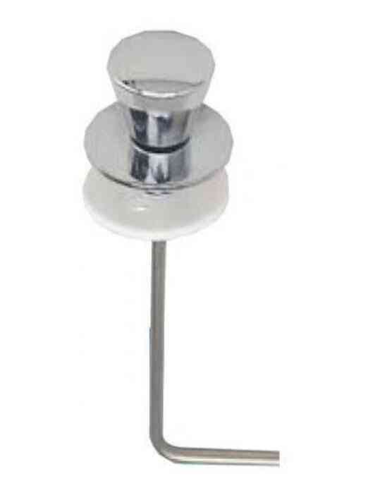 TIRADOR VERTICAL LATON CROMO DOMO Y DUAL 83mm FOMINAYA TIRADOR VERTICAL LATON CROMO DOMO Y DUAL 83mm FOMINAYA - Imagen 1