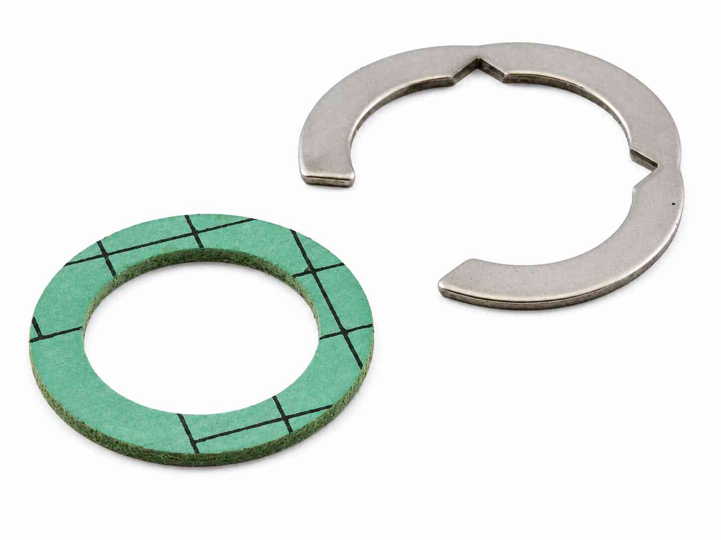 JUNTA PLANA Y ANILLO TUBO DE ACERO INOX TIEMME JUNTA PLANA Y ANILLO TUBO DE ACERO INOX DN25 TIEMME - Imagen 1